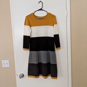 Sweater dress long sleeve